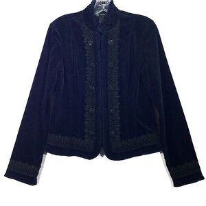 INC International Concepts Victorian Velvet Blazer